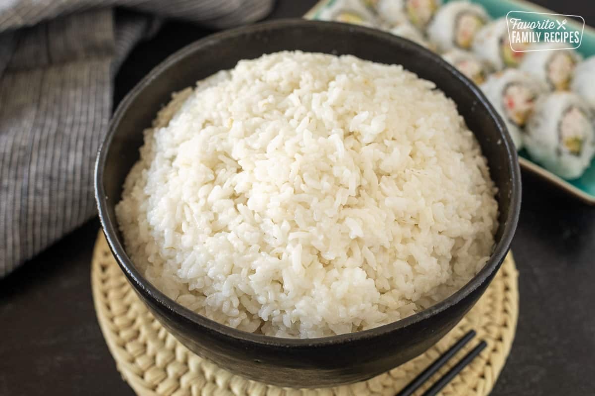 cooking short grain rice on stove
